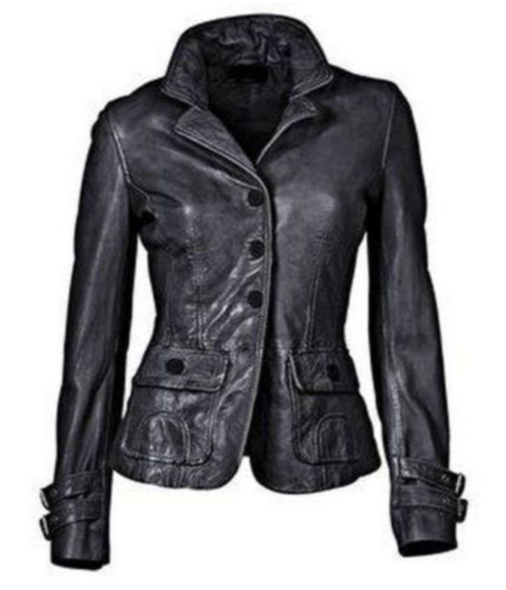 LuxeLeather – Elegante Premium Lederjacke für Damen