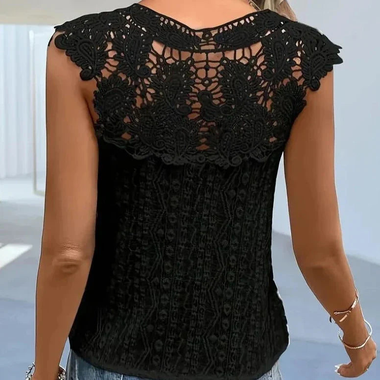 Victoria - Bluse mit Spitzendetail